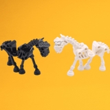 Minifigures Mẫu Ngựa Xương Ma Ngựa Trung Cổ NO.1689 - Đồ Chơi Lắp Ráp Tương Thích Part 59228