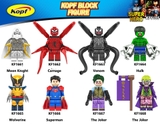 Minifigures Các Mẫu Nhân Vật Siêu Anh Hùng Marvel DC Hulk Joker Venom Carnage Moon Knight KF6155 - Đồ Chơi Lắp Ráp Mini