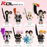 Đồ Chơi Lắp Ráp Mini Các Mẫu Anime Bleach Sứ Mạng Thần Chết KDL816 Ichigo Kenpachi Yachiru Byakuya Yamamoto