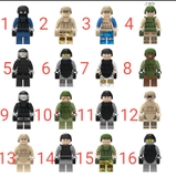 Minifigures Lính Đặc Nhiệm Được Trang Bị Đẩy Đủ Giáp Đai Hông 8065 - Đồ Chơi Lắp Ráp Mini