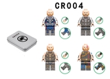 COMBO 4 Minifigures Marvel DC Nhân Vật Siêu Anh Hùng Thor Được In Sắc Nét Kèm Hộp Sắt Sang Trọng CR004