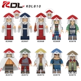 COMBO 10 Minifigures Nhân Vật Naruto Gaara Uzumaki Trong Trang Phục Mới KDL810 - Đồ Chơi Lắp Ráp