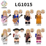 Mini Mẫu Nhân Vật Ca Sĩ Taylor Swift LG1015 Mô Hình Đồ Chơi Lắp Ráp Người Nổi Tiếng