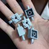 COMBO 3 Gạch Cao 2x2 Với 2 Đầu Chốt Và 1 Lỗ Trục NO.1690 - Đồ Chơi Lắp Ráp Phụ Kiện MOC Tương Thích Part 30000
