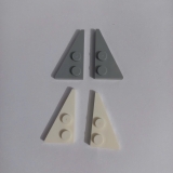 COMBO 5 Cặp Gạch Nêm Mái Nhọn Trái Phải 2x4 NO.1706 - Đồ Chơi Lắp Ráp Tương Thích Part 65429 65426