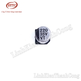 Tụ Nhôm 220uF 35V 8x10.2mm