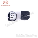 Tụ Nhôm 330uF 50V 10x10.2mm