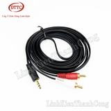 Cáp Chuyển Đổi Từ Cổng Jack 3.5 mm Sang Cổng AV 2 RCA 3 Mét