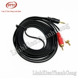 Cáp Chuyển Đổi Từ Cổng Jack 3.5 mm Sang Cổng AV 2 RCA 3 Mét