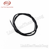 Dây Điện Silicon Siêu Mềm 22AWG Chống Cháy Chịu Nhiệt 200 Độ C Màu Đen (Mét)