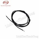 Dây Điện Silicon Siêu Mềm 22AWG Chống Cháy Chịu Nhiệt 200 Độ C Màu Đen (Mét)