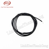 Dây Điện Silicon Siêu Mềm 20AWG Chống Cháy Chịu Nhiệt 200 Độ C Màu Đen (Mét)