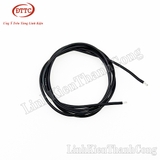 Dây Điện Silicon Siêu Mềm 18AWG Chống Cháy Chịu Nhiệt 200 Độ C Màu Đen (Mét)