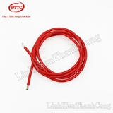 Dây Điện Silicon Siêu Mềm 16AWG (1.5 mm2) Chống Cháy Chịu Nhiệt 200 Độ C Màu Đỏ (Mét)