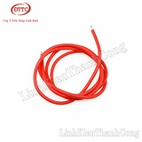 Dây Điện Silicon Siêu Mềm 14AWG Chống Cháy Chịu Nhiệt 200 Độ C Màu Đỏ (Mét)