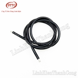 Dây Điện Silicon Siêu Mềm 10AWG Chống Cháy Chịu Nhiệt 200 Độ C Màu Đen (Mét)