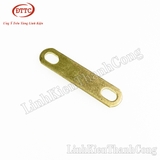 Cầu Đồng Nối Pin, Khoảng Cách 2 Tâm Lỗ 40mm, Dày 1.5mm