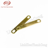 Cầu Đồng Nối Pin, Khoảng Cách 2 Tâm Lỗ 65mm, Dày 1.5mm