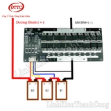 Mạch Bảo Vệ VnBMS 3.7V 3S 200A 40 Mosfet Sạc Xả Chung + Mạch Bluetooth