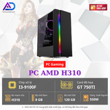 PC GAMING CŨ H310 I3 9100F 8GB 750Ti