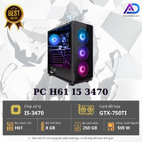 PC GAMING CŨ H61 I5 3470 8GB 750Ti
