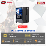 PC GAMING CŨ H510M I3 10105F 8GB GTX 1050