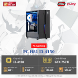 PC GAMING CŨ H81 I3 4150 8GB 750Ti