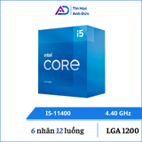 CPU Máy Tính Intel Core I5 11400 (2.60 Up to 4.40GHz, 12M, 6 Cores 12 Threads)