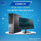 Bộ Máy Tính Dell 390SFF i7 2600/8Gb/256GB+ Màn hình Led 22Inch