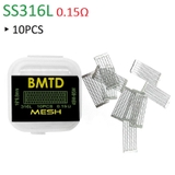 Bộ 10 Coil MESH SS316L BMTD _ Cuộn Coil Lưới _ Dây dẫn nhiệt DIY, build coil, trở