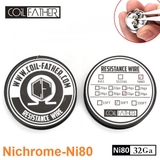 Cuộn Dây COIL-FATHER Original Nichorme NI80 (30 Feet) - Dây dẫn nhiệt DIY, build coil, trở