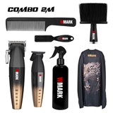 Combo 2M WMARK | Tông đơ lưỡi đơn NG-2038 vàng + Tông đơ viền NG-325 vàng