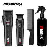 Combo 2A WMARK | Tông đơ pin cắt tóc NG-8080 + Tông đơ viền NG-8280
