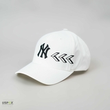 Mũ MLB Seamball Side Logo NY YANKEE White