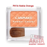 Phấn má hồng Canmake Powder Cheeks (màu Nable orange)