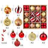 Set Châu 40 món/Kẹo Giáng sinh [40pcs Christmas Ball Ornaments/Christmas Candy]