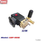 Đầu bơm rửa xe cao áp Tajino 1510 công suất 2,2 KW