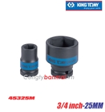 Khẩu Tuýp đen 25mm 1/2 inch Kingtony