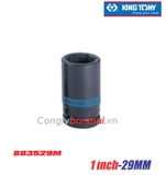 Khẩu tuýp đen 29mm 1 inch Kingtony