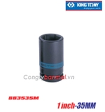 Khẩu tuýp đen 1 inch cỡ 35mm - Kingtony