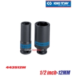 Khẩu Tuýp đen 12mm 1/2 inch Kingtony