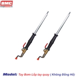 Tay bơm lốp xe tải loại tay quay không đồng hồ đo áp