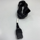 Dây Nguồn Cisco CAB-C19-CBN 8ft Dài 2.5M Jumper Power Cord C20 to C19 16A 250V 3x2.08mm² 14AWG UL SJT E55333 VW-1 Cable OD 10mm Conditions 105°C Longwell