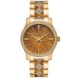 Đồng Hồ Nữ Michael Kors Runway MK7389 Brown Gold 38mm