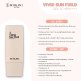 KEM CHỐNG NẮNG VIVID SUNFLUID - BE BALANCE