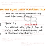 ĐAI NỊT BỤNG LATEX 9 XƯƠNG