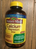 Nature Made Calcium Magnesium Zinc With Vitamin D3, 300 viên