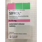 Sifrol 0.75mg