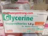 Glycerine suppositories 1g Children