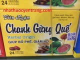 Viên ngậm Chanh Gừng Quế